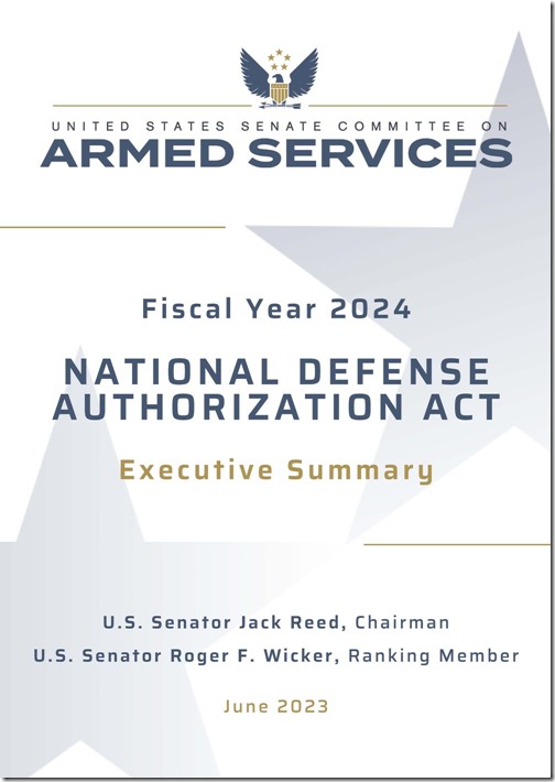 SASC-NDAA-executive-summary---AARO--cover-