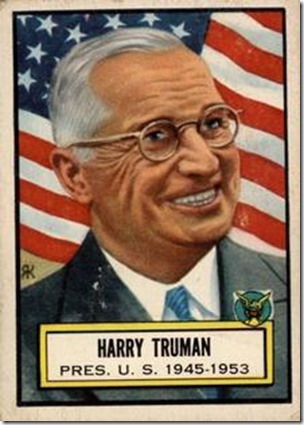 1952 Topps Look 'n See - Harry Truman