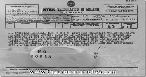 The Alleged 1933 Italian UFO Crash Under Scrutiny – Fascist UFO Files