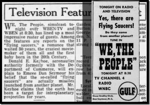 1950 01 06 The Buffalo News - Daily News Ad  Keyhoe