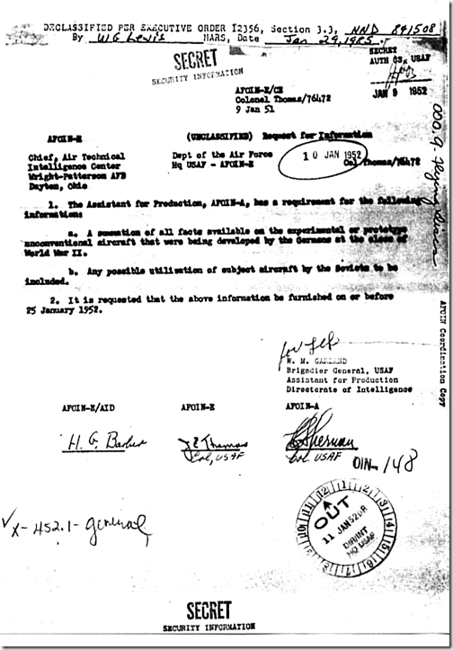 Garland Memo To Samford (Air Force UFO Detaction Plan) (3 of 3) 1-2-1952