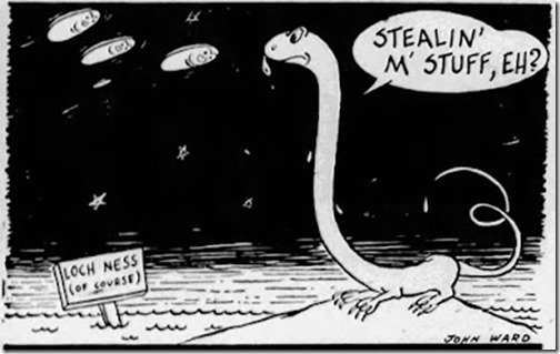 1947 07 07 Daily News _cartoon nessie