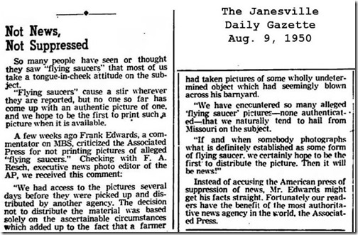 1950 08 09 Janesville Daily Gazette Aug. 9, 1950