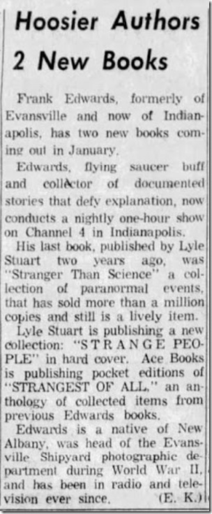 1961 11 16 Evansville Press Nov. 16, 1961