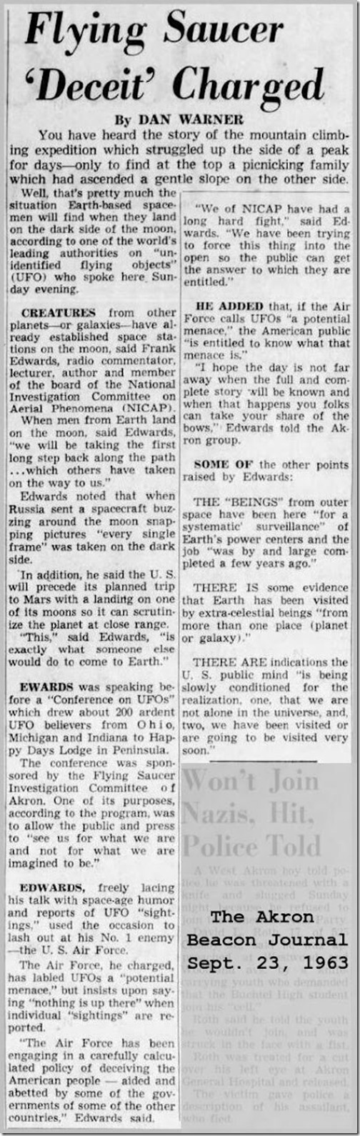 1963 09 23 The Akron Beacon Journal, Sept. 23, 1963