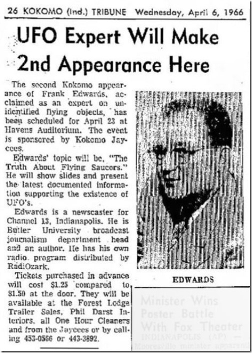 1966 04 06 Kokomo Tribune, April 6, 1966