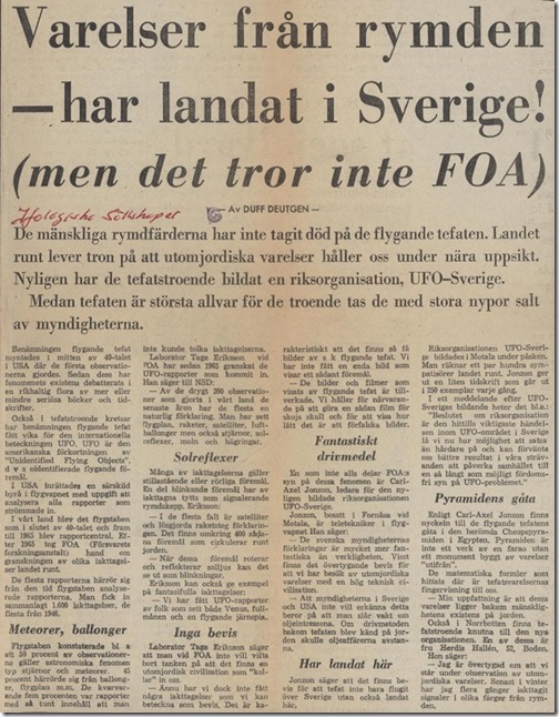 19700415_Norrländska Socialdemokraten, Duff Deutgen, Varelser från rymden - har landat i Sverige, Carl-Axel Jonzon bl