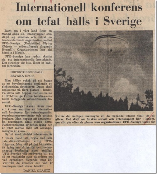 19700824_Gefle Dagblad, Daniel Glantz, Internationell konferens om tefat hålls i Sveirge bl2