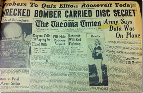 1947-tacoma_times-wreck_bomber_carried_disc_secret