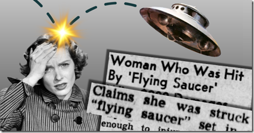 Struck by a Saucer