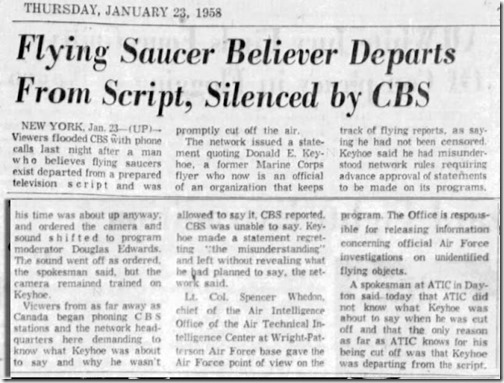 1958 01 23 Dayton Daily News, Jan. 23, 1958