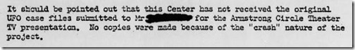 Project Blue Book Files - Loaned - March 18, 1958