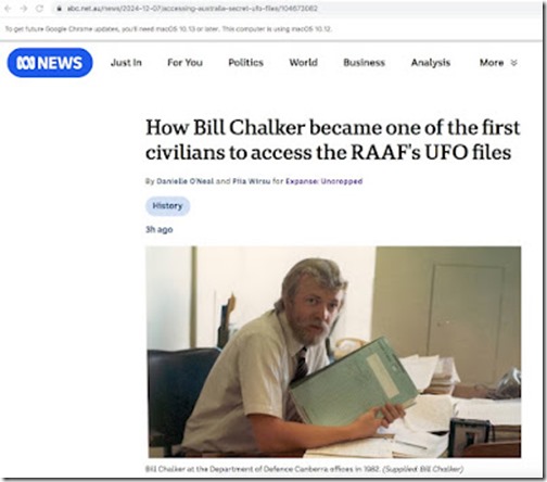 ABC News Bill Chalker Saturday 7 December 2024