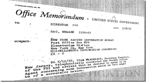 UFO Researcher Turned FBI Informant